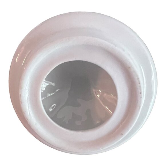 Walbrzych Poland Teapot White Pink Blue Flowers Vines Ribbed - Picture 7 of 9